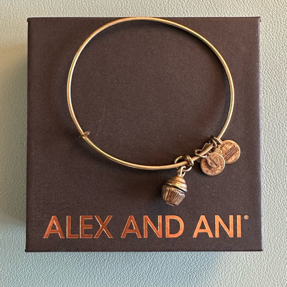 Alex and Ani cupcake bracelet